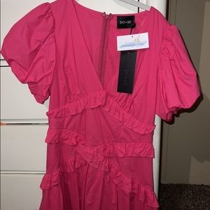 Do + Be Medium Hot pink dress NWT